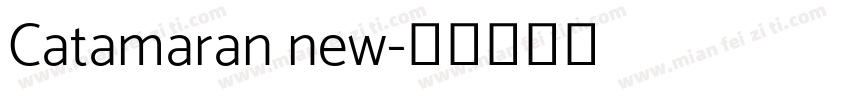 Catamaran new字体转换